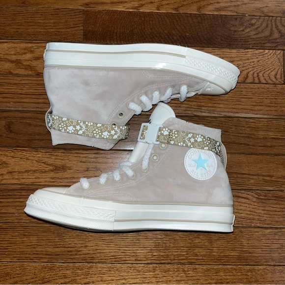 Converse Shoes - Converse Gender Inclusive Chuck 70 High Top Sneakers  Beach Stone Women’s Size 9